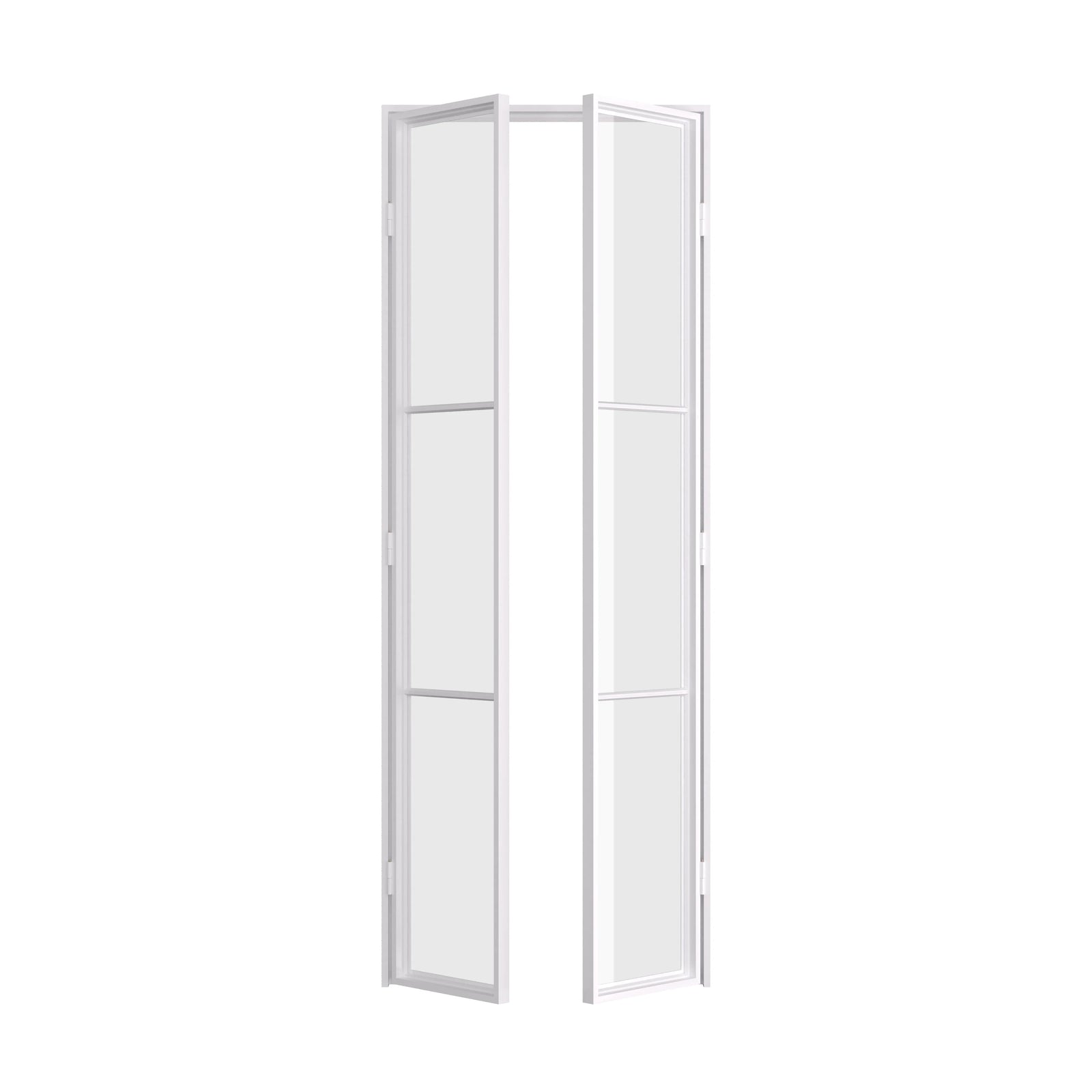 Pinkys Air 4 steel door, double, flat, open