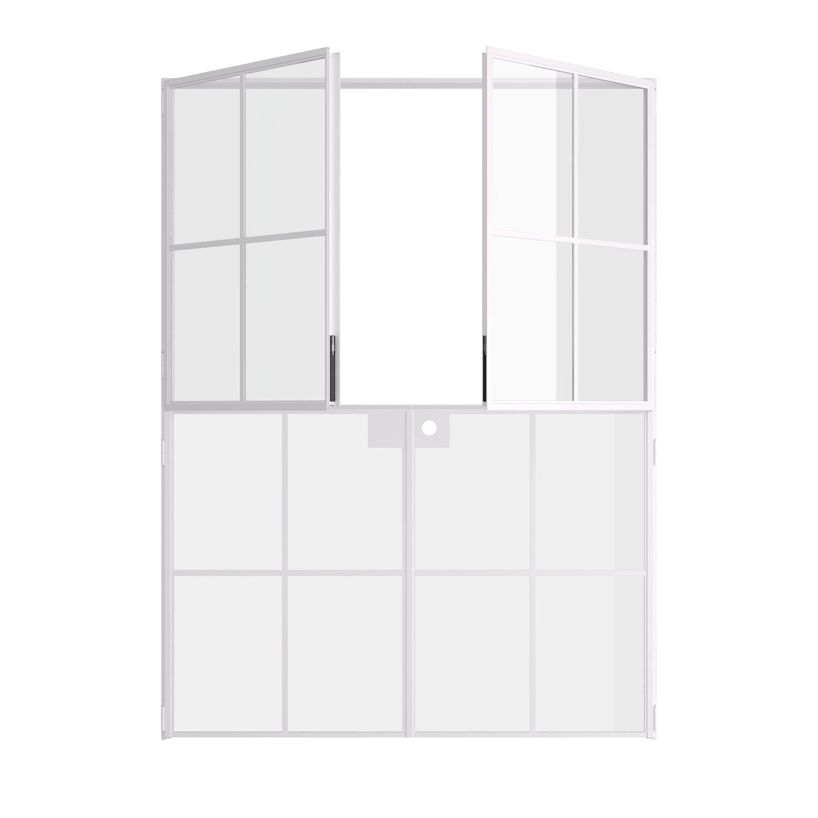 Pinkys Air 5 interior steel door, double, flat, Dutch, open