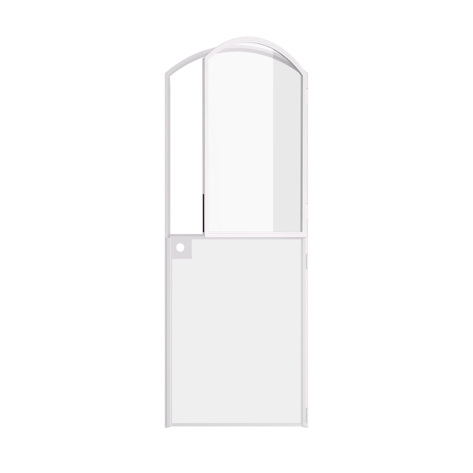 Pinkys Air Lite interior steel door, single, arch, Dutch, open