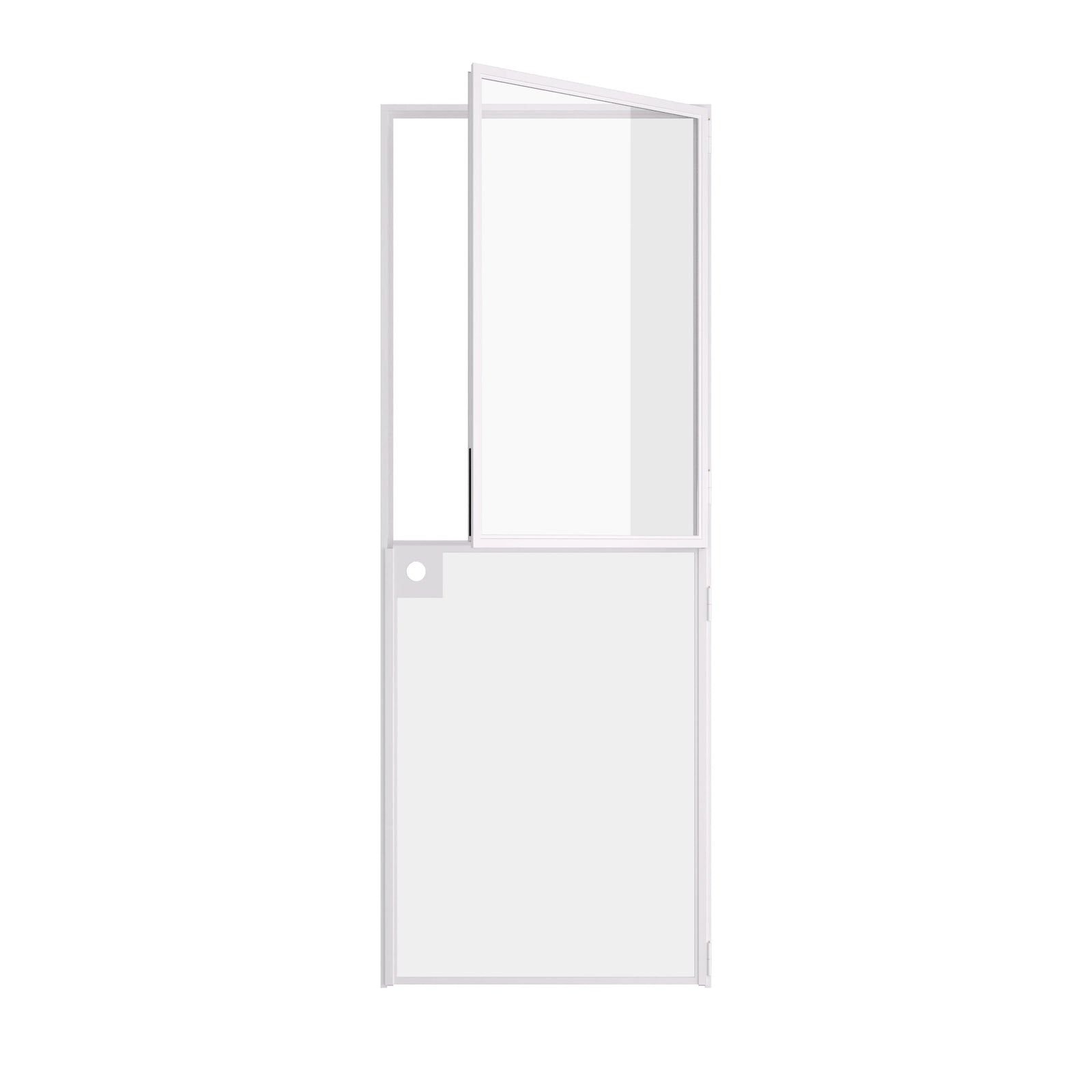 Pinkys Air Lite interior steel door, single, flat, Dutch, open