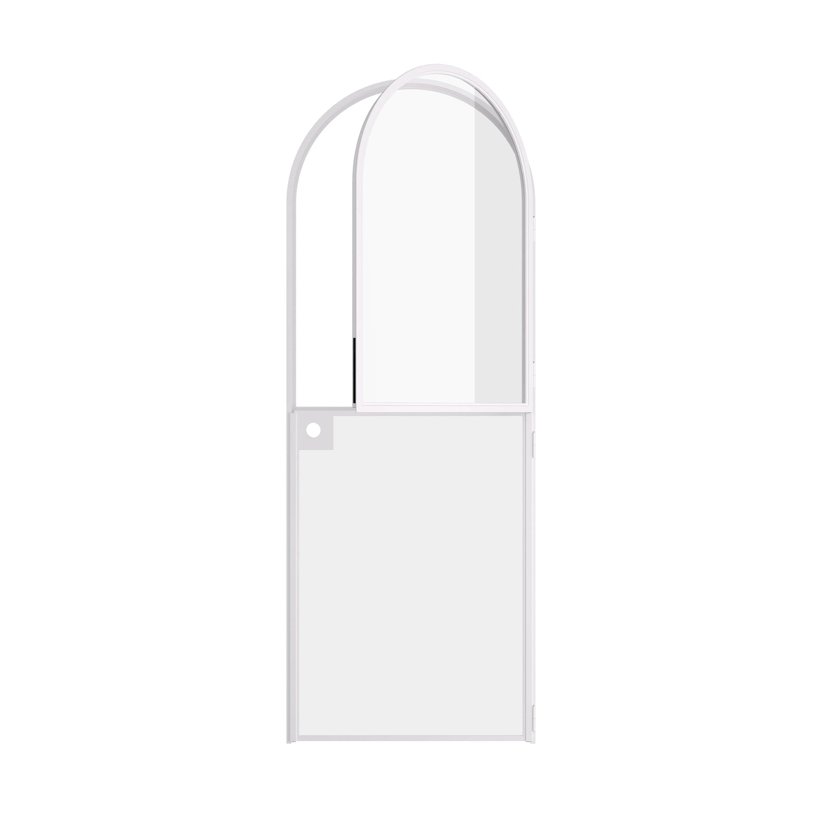 Pinkys Air Lite interior steel door, single, full arch, Dutch, open