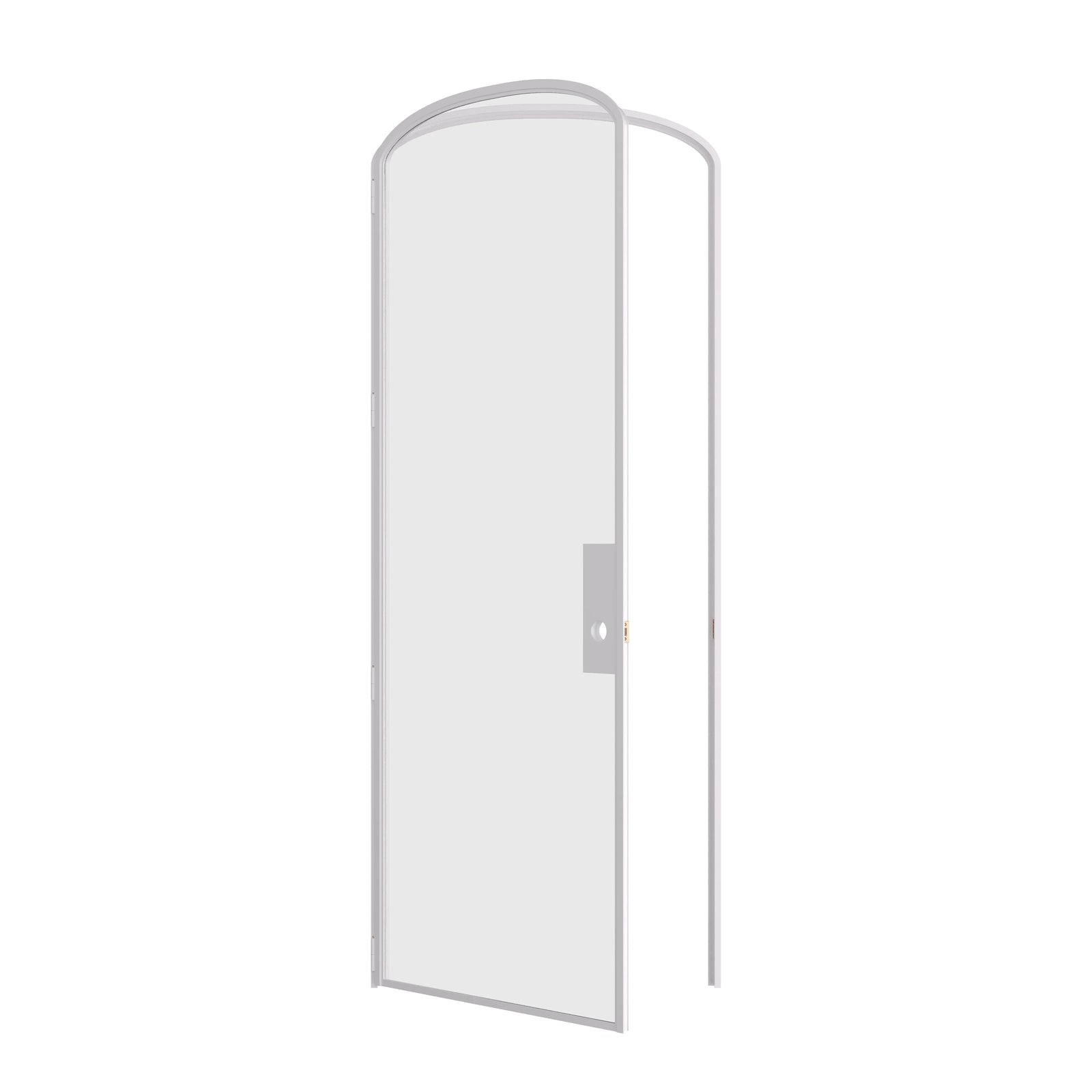Pinkys Air Lite interior steel door, single, mini arch, open