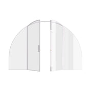 Air Lite Wide Interior with Side Windows - Double Full Arch | Customize