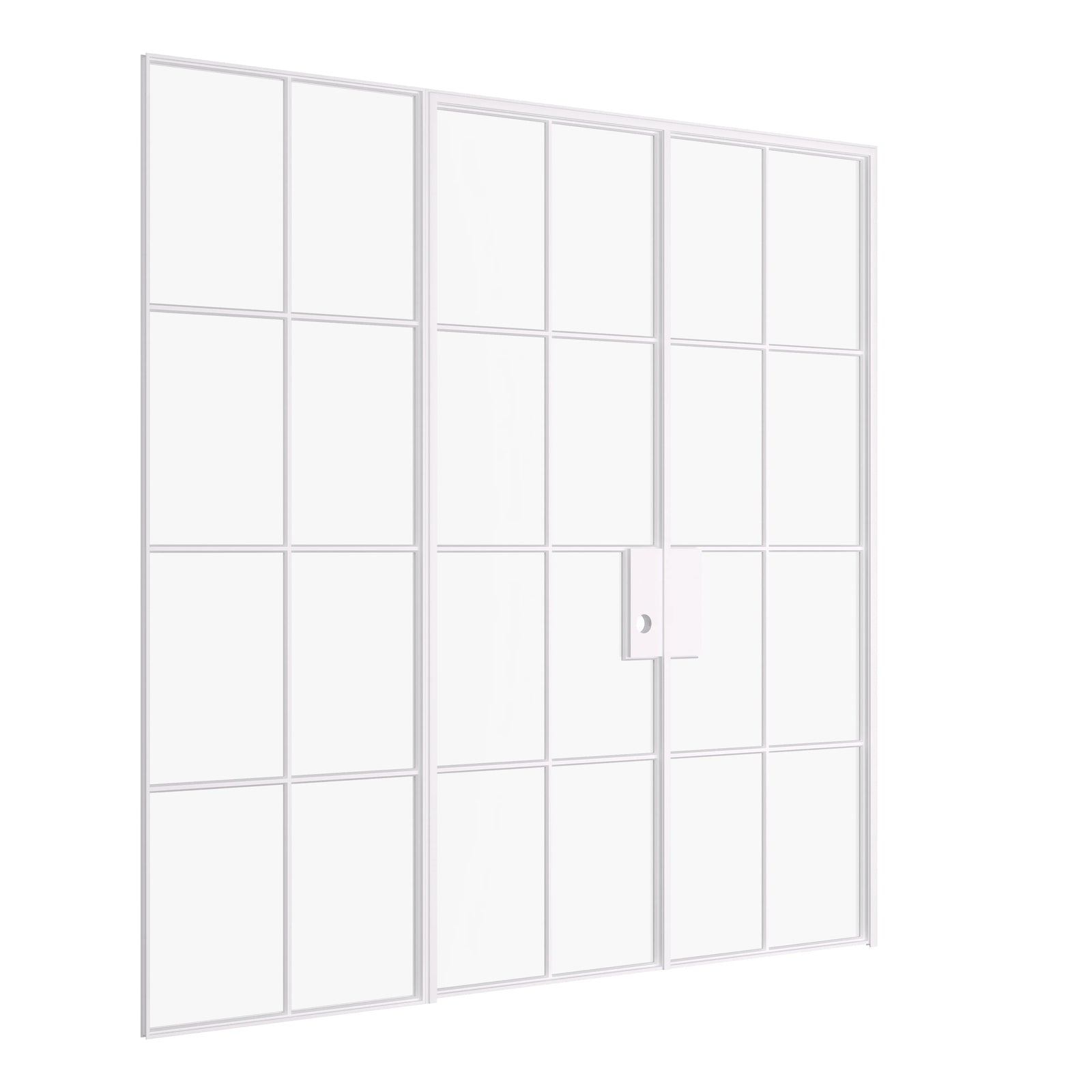 Pinkys Air 5 interior steel door, double, flat, with a right side window, closed