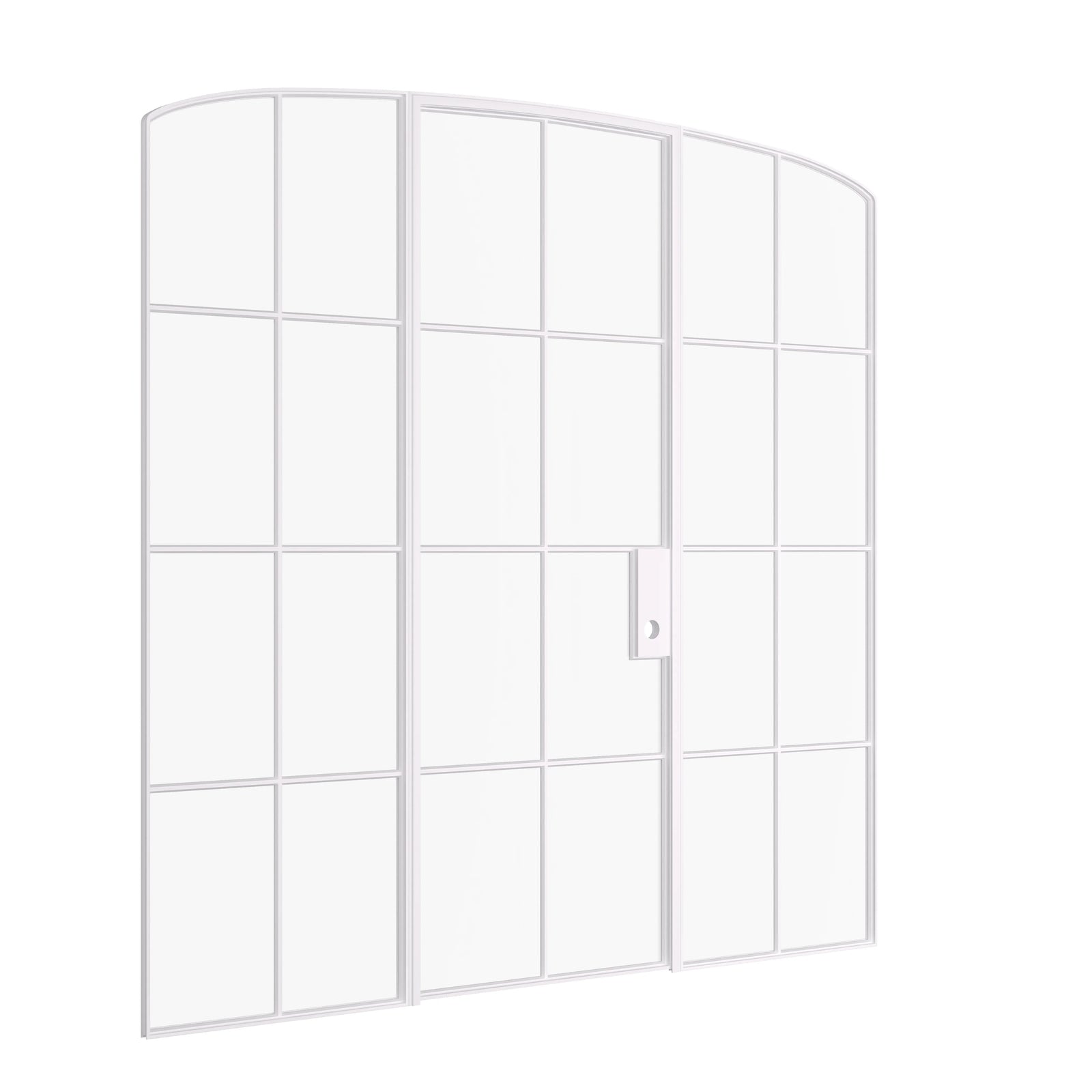 Pinkys Air 5 interior steel door, single, mini arch, with side windows, closed