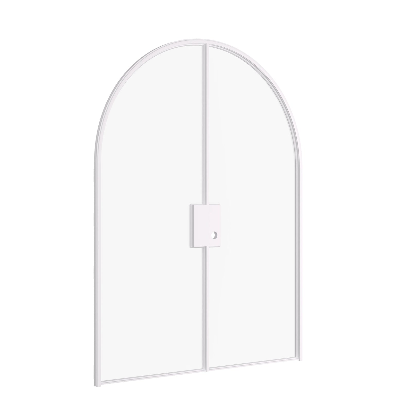 Pinkys Air Lite interior steel door, double, full arch, closed