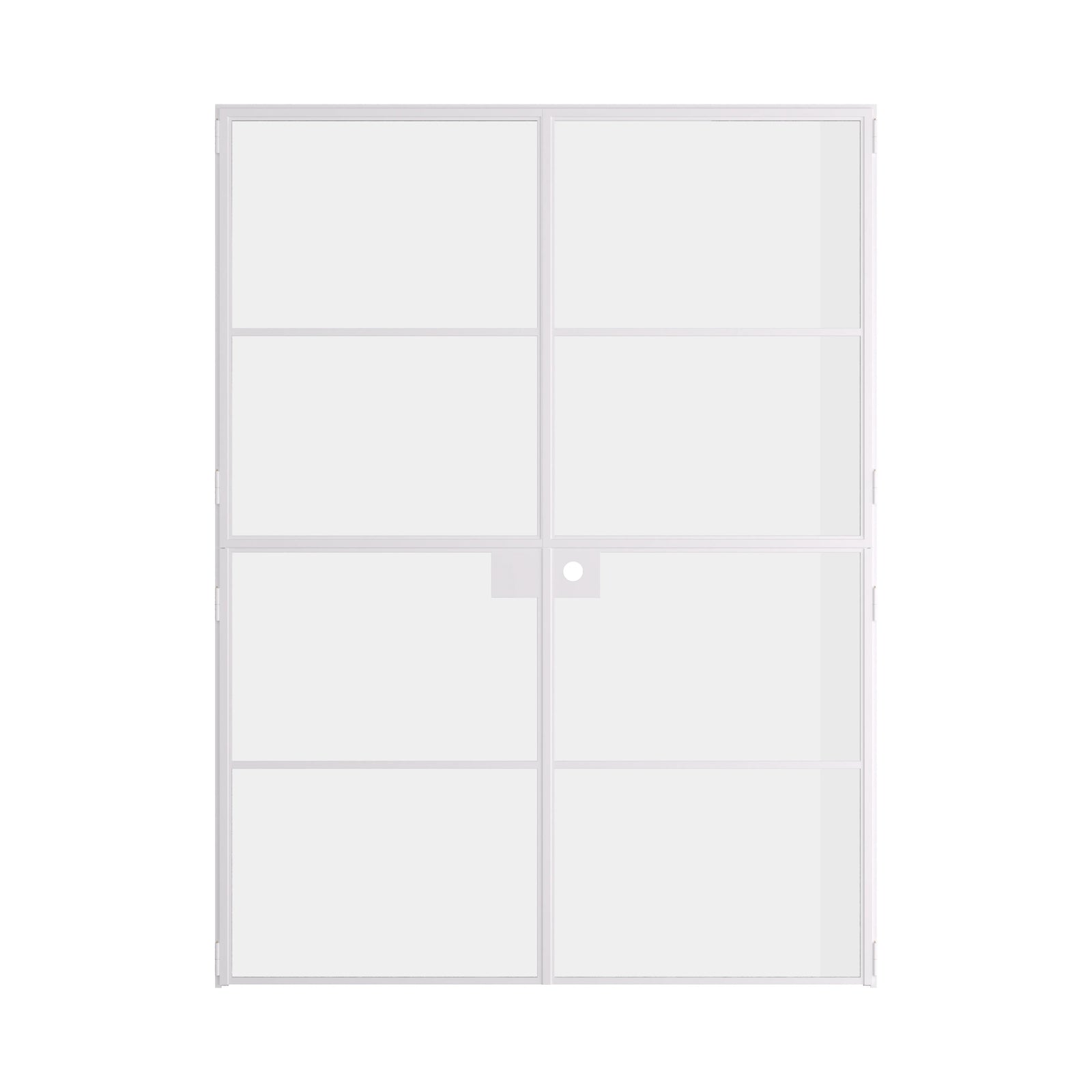 Pinkys Air 4 interior steel door, double, flat, Dutch, closed