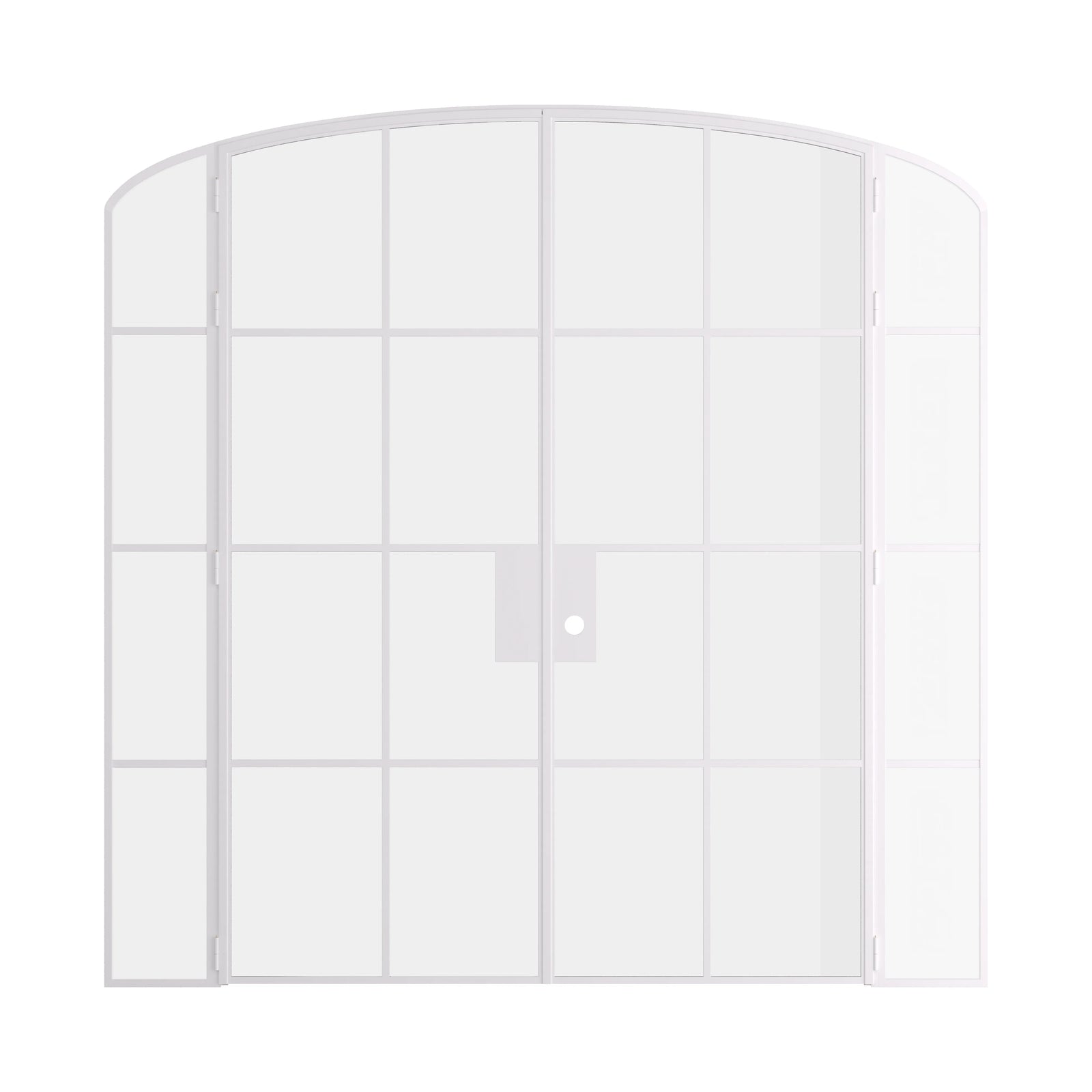 Pinkys Air 5 interior steel door, double, mini arch, with side windows, closed