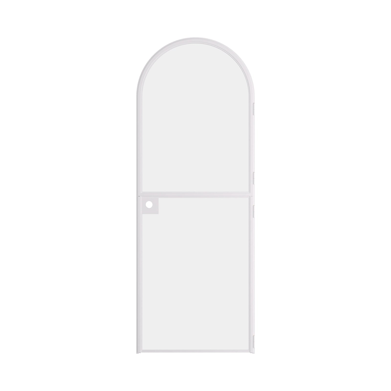 Pinkys Air Lite interior steel door, single, full arch, Dutch, closed