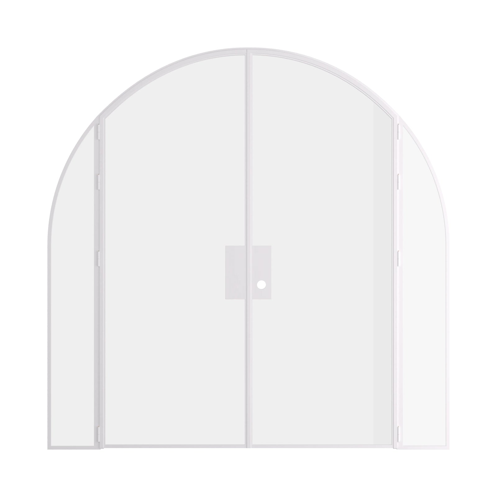 Pinkys Air Lite interior steel door, double, full arch, closed