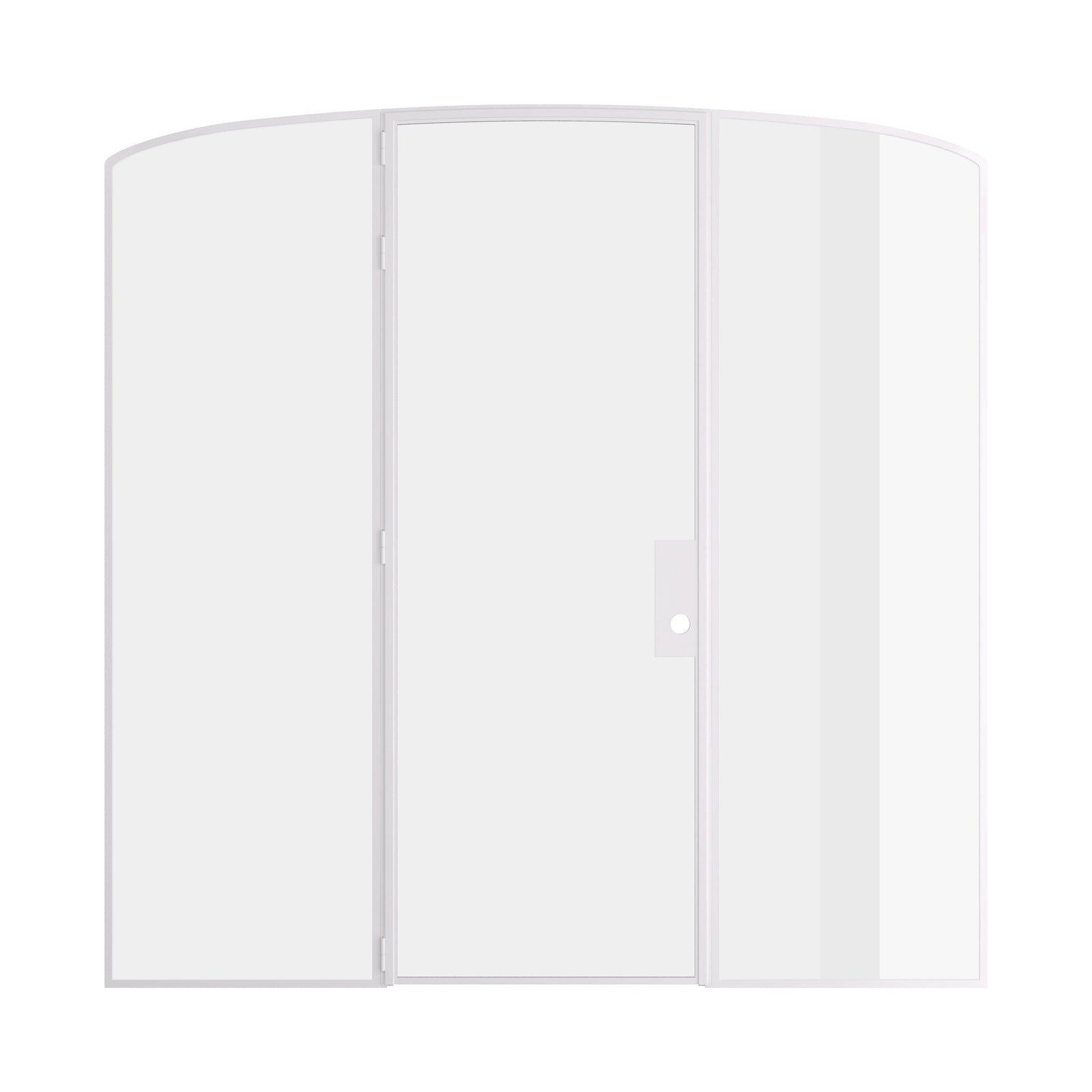 Pinkys Air Lite interior steel door, single, mini arch, closed