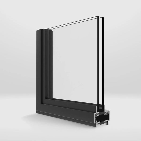 Corner of OTTOSTUMM Steel Profile W50 with Thermal Break.