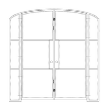 Load image into Gallery viewer, Air 4 Interior with Side Windows - Double Mini Arch | Standard Sizes