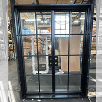 Previously installed clearance door