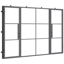 Load image into Gallery viewer, elegant residential iron door with clean grids