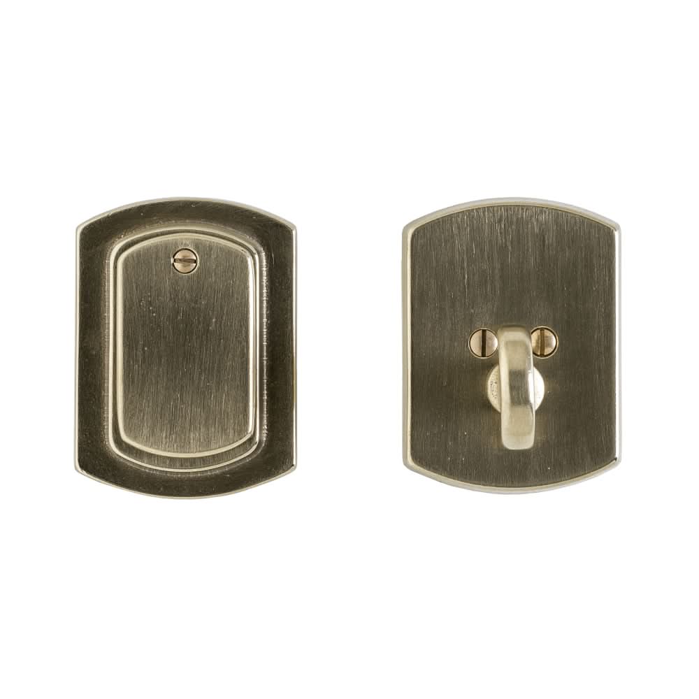 Curved Deadbolt from Rocky Mountain Hardware