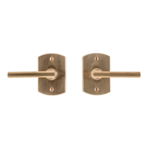 Small Curved Interior Passage Hardware | Made to Order