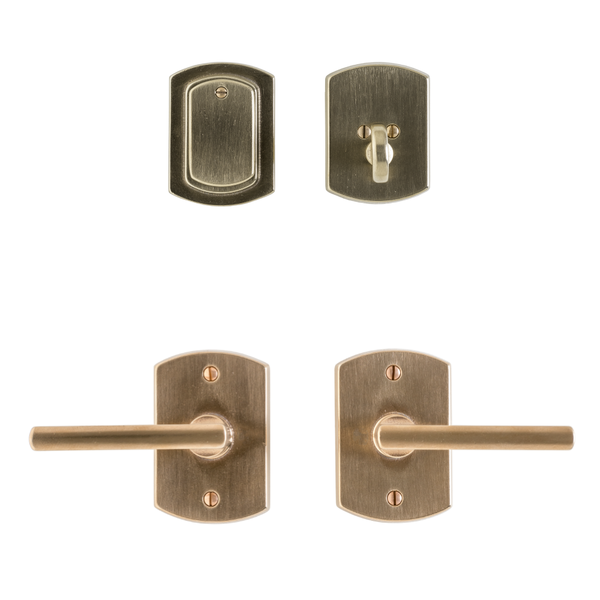 Small Curved Entry Hardware