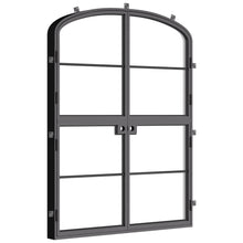 Load image into Gallery viewer, Curved-top steel Dutch door for mudrooms