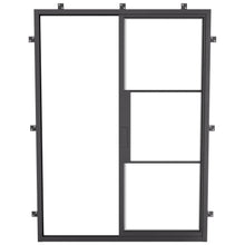 Load image into Gallery viewer, Steel panel sliding doors for storage rooms