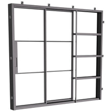 Load image into Gallery viewer, Slim steel pocket door for bedroom balcony