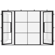 Load image into Gallery viewer, black iron single doors in arizona