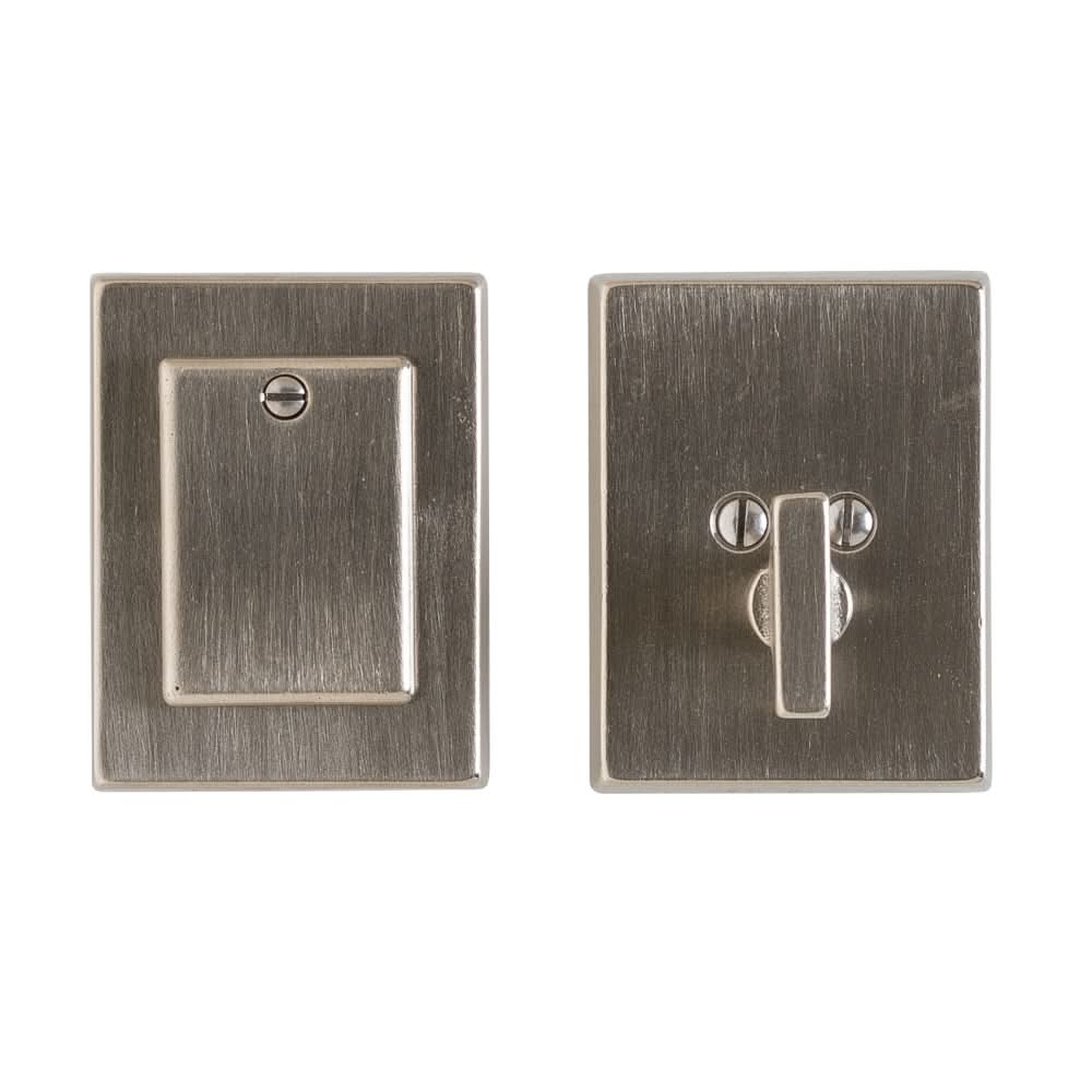 Modern deadbolt lock hardware designed for steel entry doors