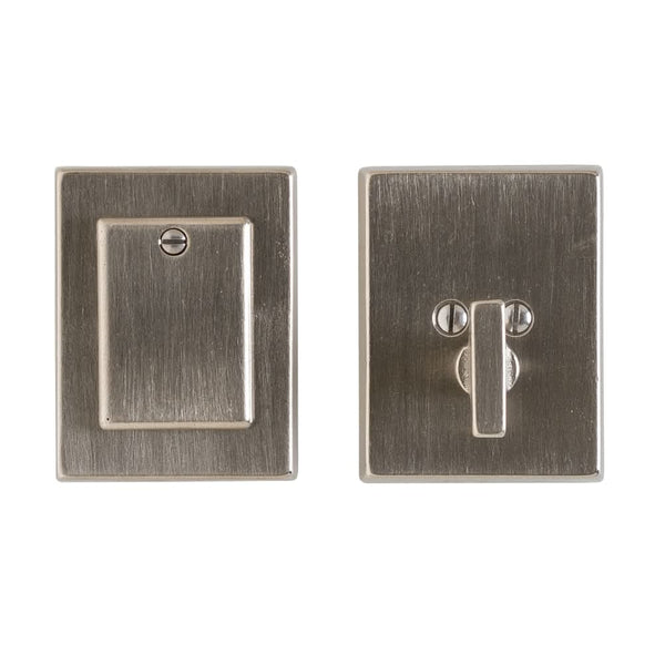 Modern deadbolt lock hardware designed for steel entry doors