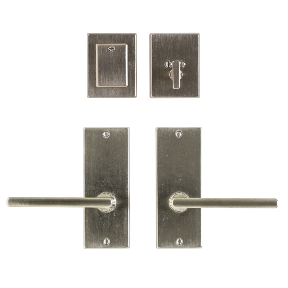 Rocky Mountain Hardware Medium Metro Escutcheon Backplate with Separate Deadbolt