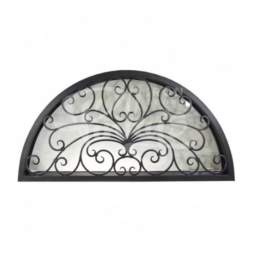 Miracle thermal break full arch top insulated steel window custom