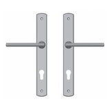 Multi-Point 1 ⅜" x 11" Curved Escutcheon | Made to Order