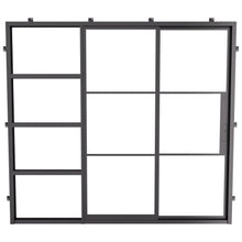 Load image into Gallery viewer, pre-hung divided glass slider that pockets inside wall