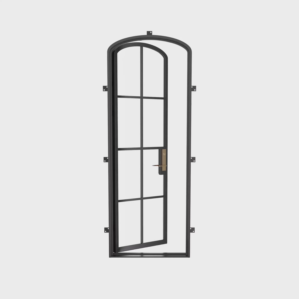 Luxury single mini arch architectural steel door