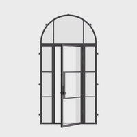 Air 4 with Side Windows and Full Arch Top Window - Single Flat | Standard Sizes