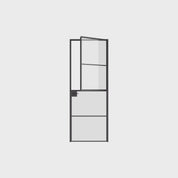Air 4 interior Dutch door with slim profile and sturdy steel frame system