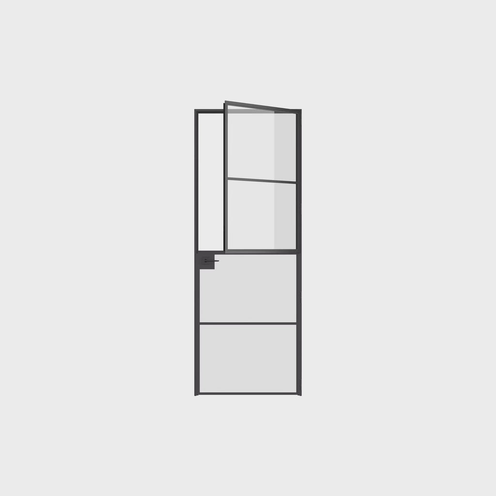 Air 4 interior Dutch door with slim profile and sturdy steel frame system