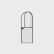 Modular full arch Dutch steel door with precision-engineered framing.