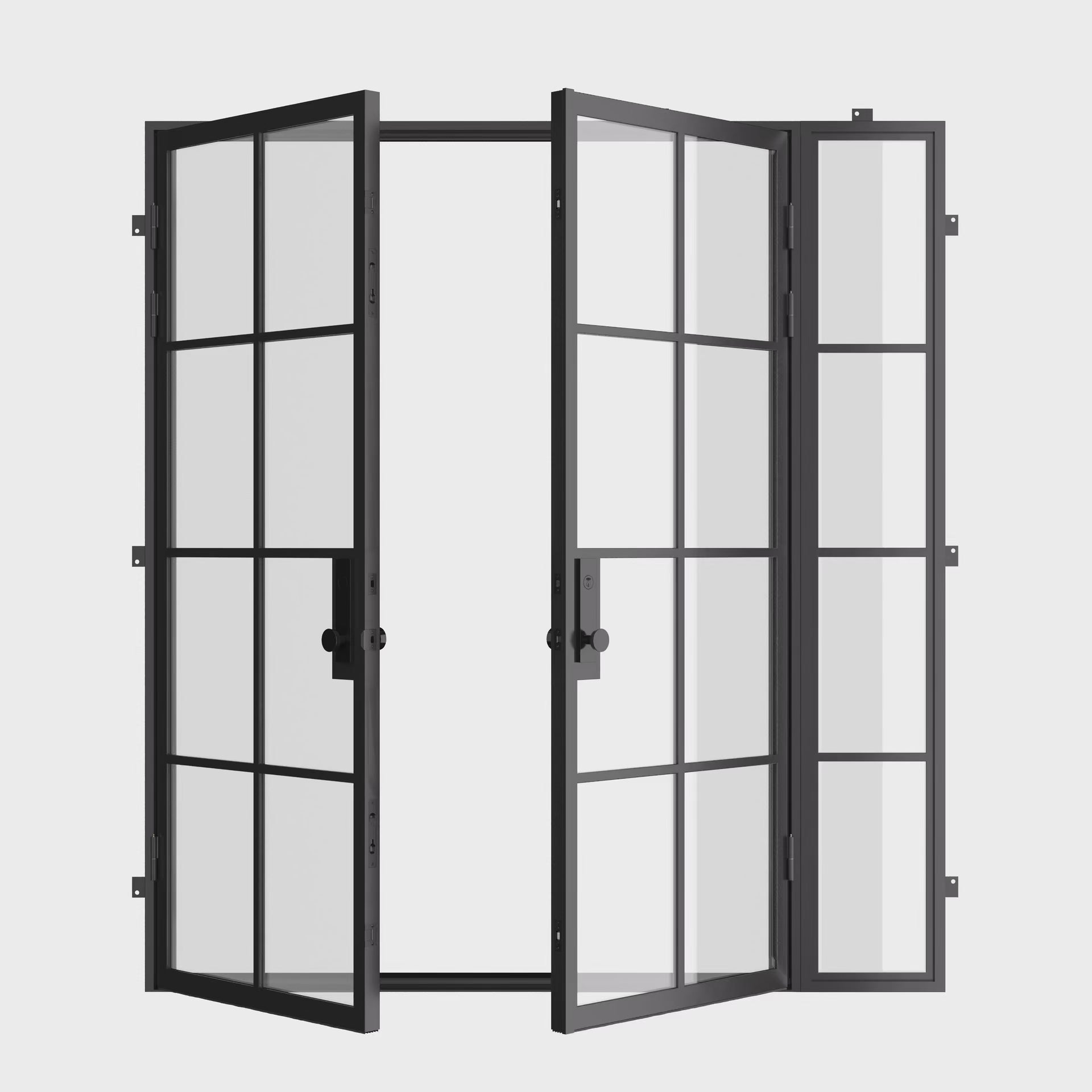 Air 5 double flat cold-rolled steel entry with right sidelight