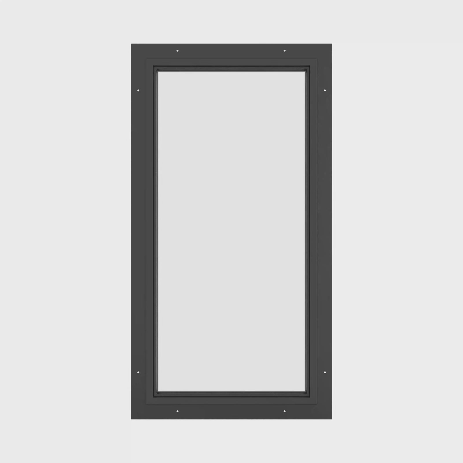 tall steel window with thermal break and clean sightlines
