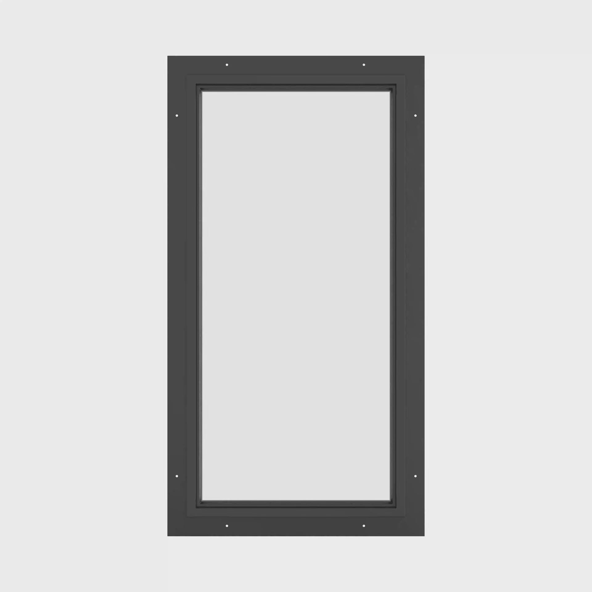 tall steel window with thermal break and clean sightlines