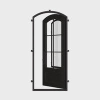 Bristol with Thermal Break - Single Arch | Standard Sizes by Pinky’s Iron Doors — home doors, view 6