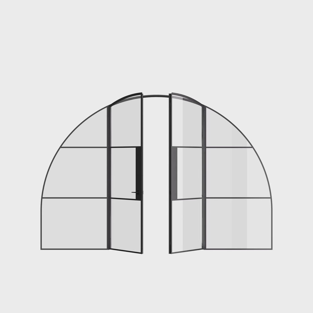 Air 4 wide full arch door set with side windows in durable OTTOSTUMM steel 