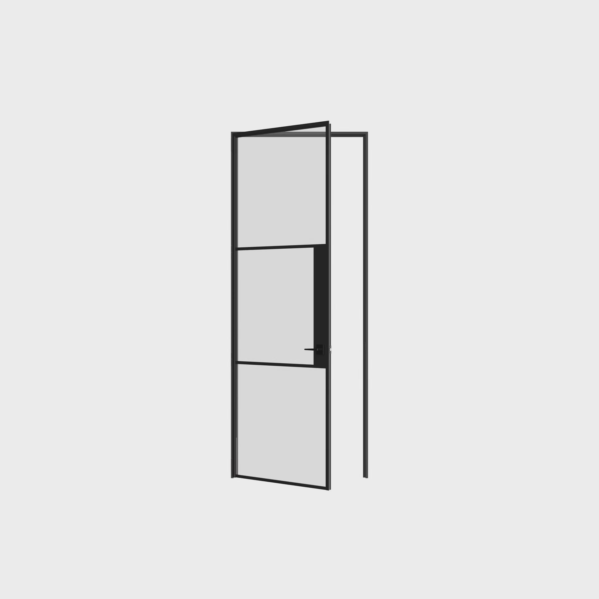 Air 4 minimalist Montecito Mint steel door with narrow muntins