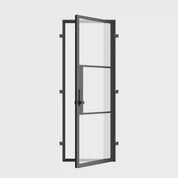 luxury steel door Sunset Pink finish