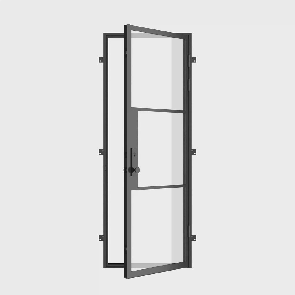 luxury steel door Sunset Pink finish
