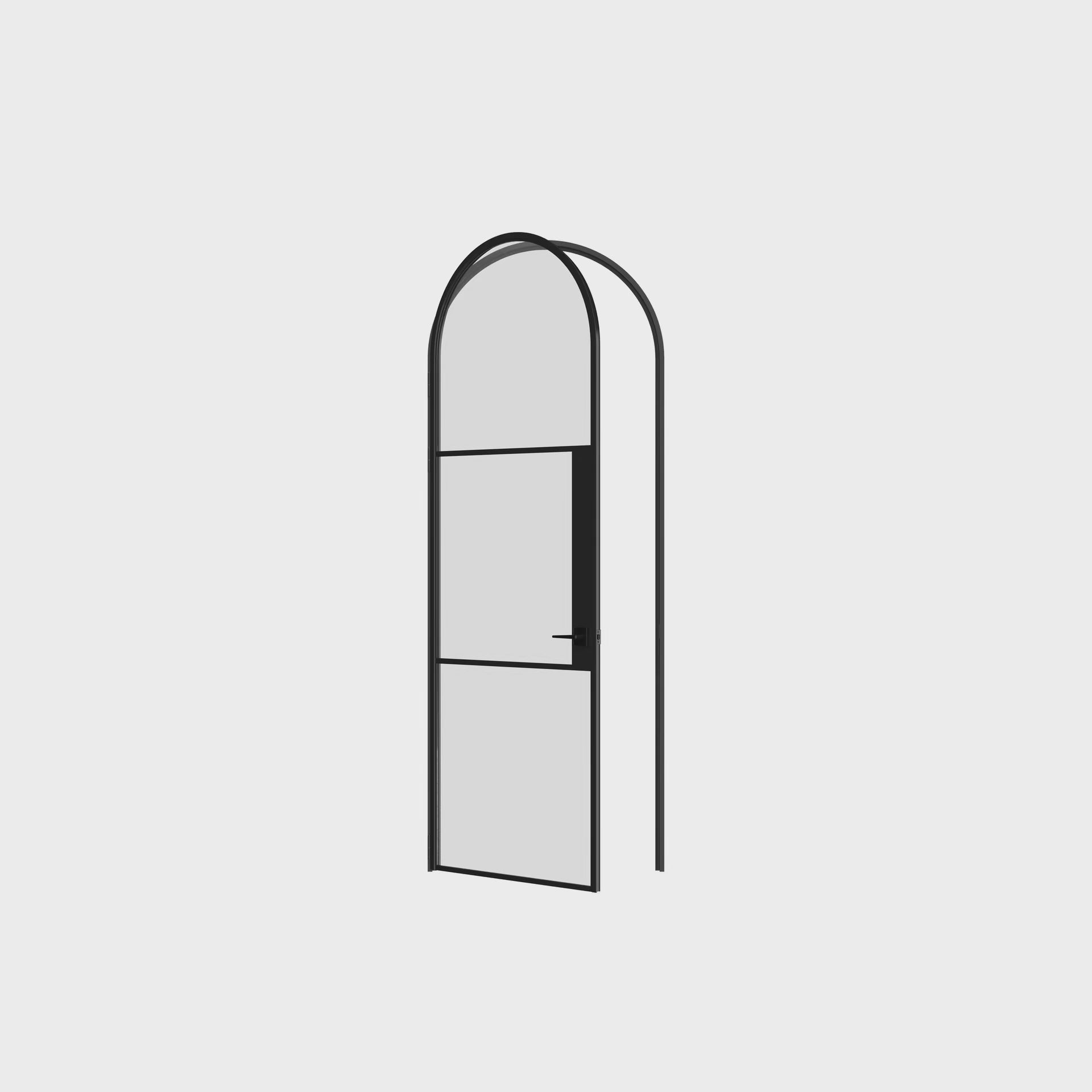 Air 4 single full arch door with sturdy steel construction and sleek finish