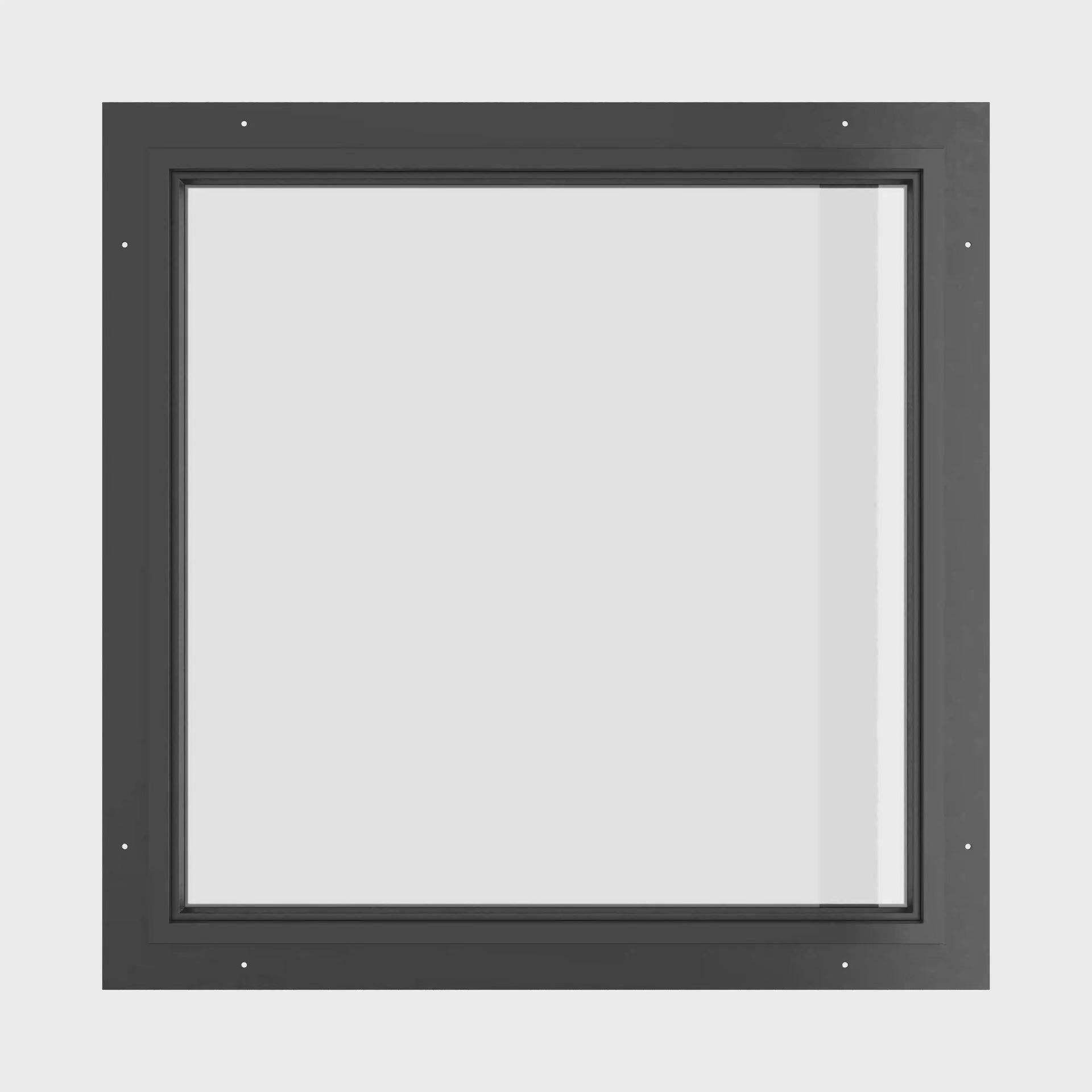 square fixed steel window for residential and commercial builds