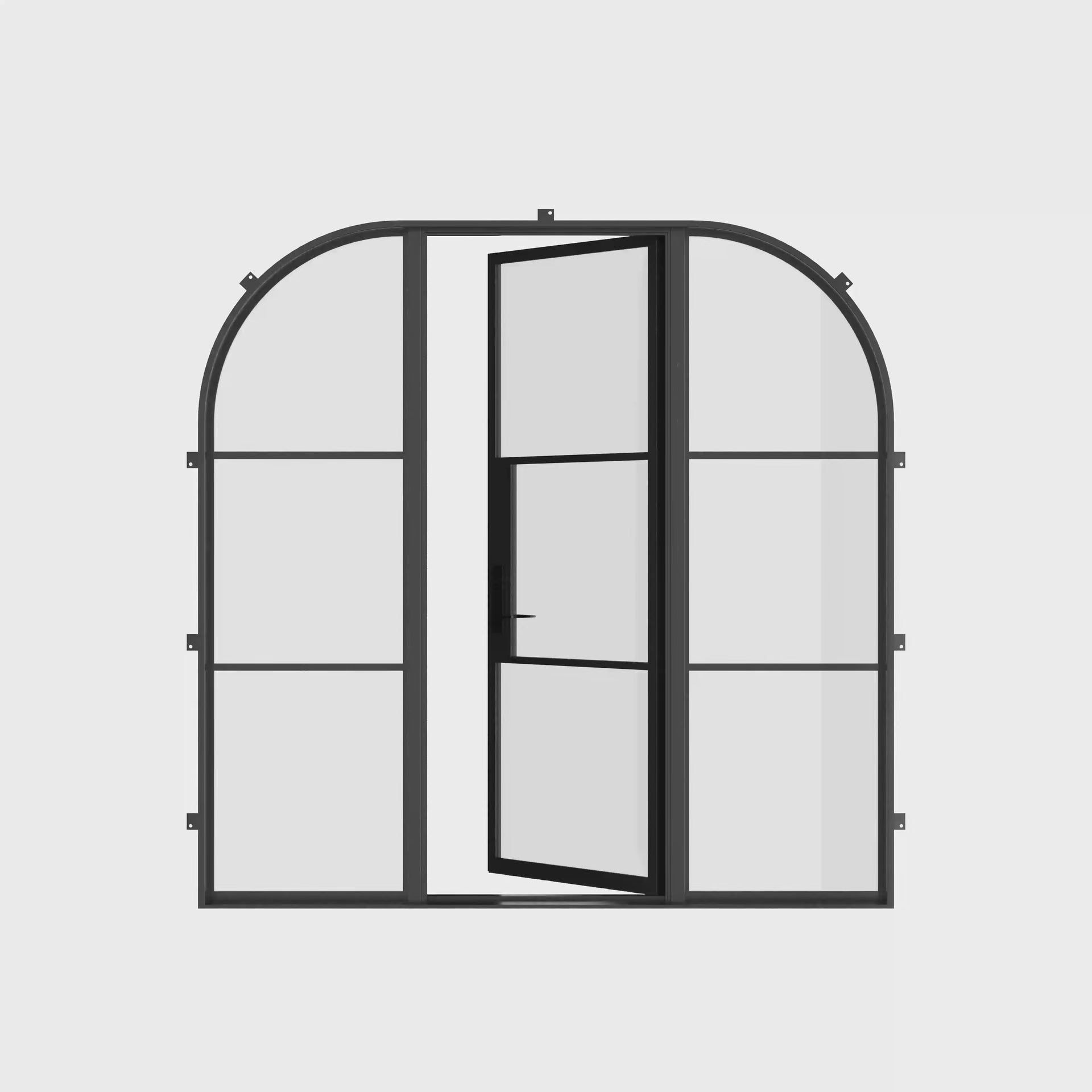 Air 4 Loop thermally broken architectural steel single entry