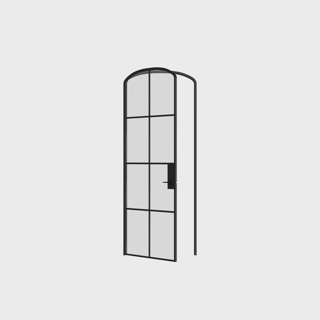 Interior single mini arch hot-rolled steel door, modular design