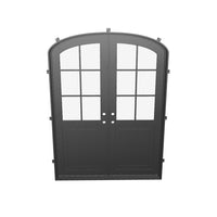 Air Getty - Double Mini Arch | Standard Sizes by Pinky’s Iron Doors — home doors, view 7